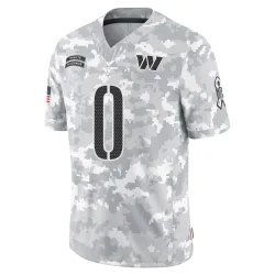 Washington Commanders Men's Limited Arctic Camo 2024 Salute to Service Jersey (0 Tyre Phillips)