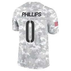 Washington Commanders Men's Limited Arctic Camo 2024 Salute to Service Jersey (0 Tyre Phillips)