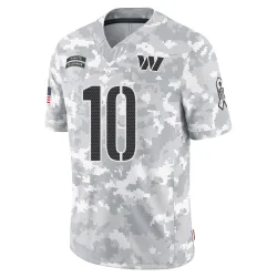 Washington Commanders Men's Limited Arctic Camo 2024 Salute to Service Jersey (10 Jacoby Jones)