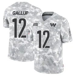 Washington Commanders Men's Limited Arctic Camo 2024 Salute to Service Jersey (12 Michael Gallup)