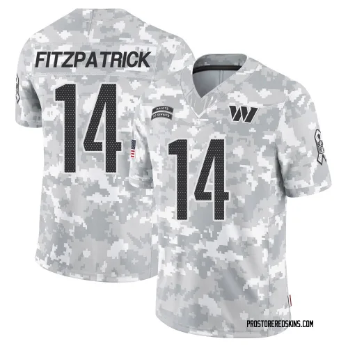 Washington Commanders Men's Limited Arctic Camo 2024 Salute to Service Jersey (14 Ryan Fitzpatrick)