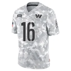 Washington Commanders Men's Limited Arctic Camo 2024 Salute to Service Jersey (16 Matt Gay)