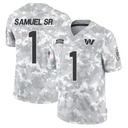 Washington Commanders Men's Limited Arctic Camo 2024 Salute to Service Jersey (1 Deebo Samuel Sr.)