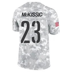 Washington Commanders Men's Limited Arctic Camo 2024 Salute to Service Jersey (23 J.D. McKissic)