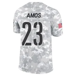 Washington Commanders Men's Limited Arctic Camo 2024 Salute to Service Jersey (23 Trey Amos)