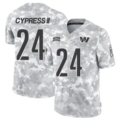 Washington Commanders Men's Limited Arctic Camo 2024 Salute to Service Jersey (24 Fentrell Cypress II)