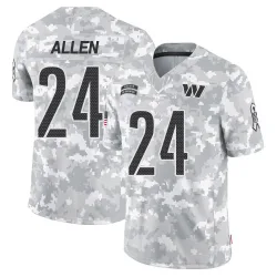 Washington Commanders Men's Limited Arctic Camo 2024 Salute to Service Jersey (24 Kazmeir Allen)