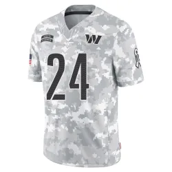 Washington Commanders Men's Limited Arctic Camo 2024 Salute to Service Jersey (24 Kazmeir Allen)