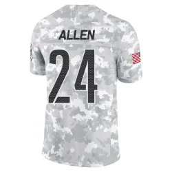 Washington Commanders Men's Limited Arctic Camo 2024 Salute to Service Jersey (24 Kazmeir Allen)