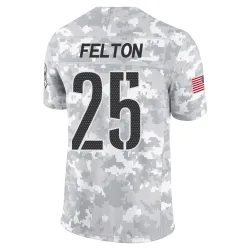 Washington Commanders Men's Limited Arctic Camo 2024 Salute to Service Jersey (25 Demetric Felton)