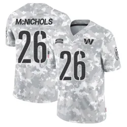 Washington Commanders Men's Limited Arctic Camo 2024 Salute to Service Jersey (26 Jeremy McNichols)