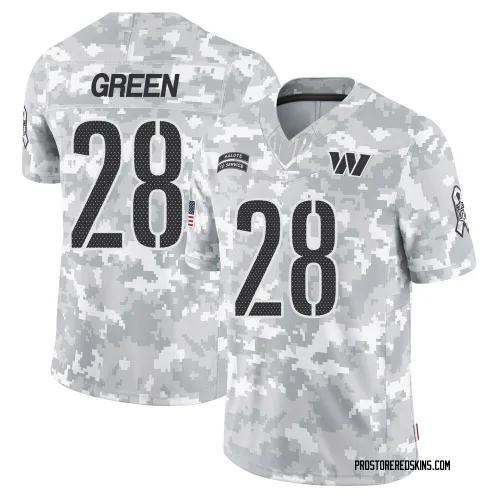 Washington Commanders Men's Limited Arctic Camo 2024 Salute to Service Jersey (28 Darrell Green)