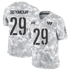 Washington Commanders Men's Limited Arctic Camo 2024 Salute to Service Jersey (29 Kevon Seymour)