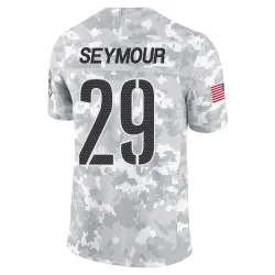 Washington Commanders Men's Limited Arctic Camo 2024 Salute to Service Jersey (29 Kevon Seymour)