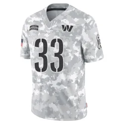 Washington Commanders Men's Limited Arctic Camo 2024 Salute to Service Jersey (33 Sammy Baugh)
