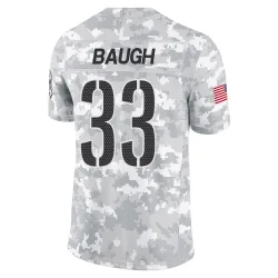 Washington Commanders Men's Limited Arctic Camo 2024 Salute to Service Jersey (33 Sammy Baugh)