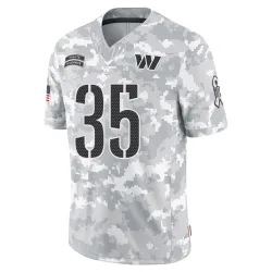 Washington Commanders Men's Limited Arctic Camo 2024 Salute to Service Jersey (35 Percy Butler)