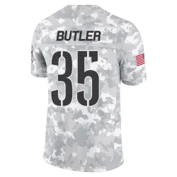 Washington Commanders Men's Limited Arctic Camo 2024 Salute to Service Jersey (35 Percy Butler)
