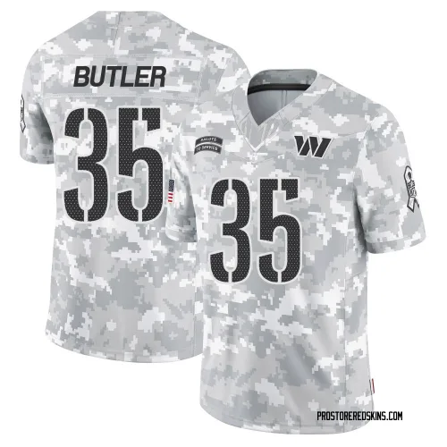 Washington Commanders Men's Limited Arctic Camo 2024 Salute to Service Jersey (35 Percy Butler)