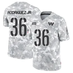 Washington Commanders Men's Limited Arctic Camo 2024 Salute to Service Jersey (36 Chris Rodriguez Jr.)