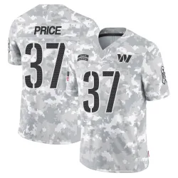 Washington Commanders Men's Limited Arctic Camo 2024 Salute to Service Jersey (37 Bobby Price)