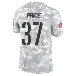 Washington Commanders Men's Limited Arctic Camo 2024 Salute to Service Jersey (37 Bobby Price)