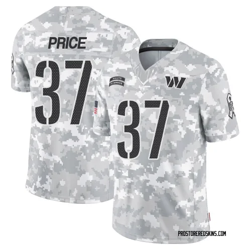 Washington Commanders Men's Limited Arctic Camo 2024 Salute to Service Jersey (37 Bobby Price)
