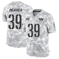 Washington Commanders Men's Limited Arctic Camo 2024 Salute to Service Jersey (39 Jeremy Reaves)