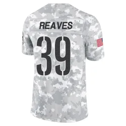 Washington Commanders Men's Limited Arctic Camo 2024 Salute to Service Jersey (39 Jeremy Reaves)