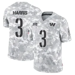 Washington Commanders Men's Limited Arctic Camo 2024 Salute to Service Jersey (3 Will Harris)