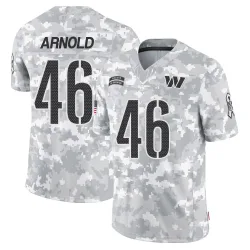 Washington Commanders Men's Limited Arctic Camo 2024 Salute to Service Jersey (46 Kam Arnold)