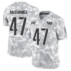 Washington Commanders Men's Limited Arctic Camo 2024 Salute to Service Jersey (47 Robert McDaniel)