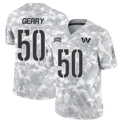 Washington Commanders Men's Limited Arctic Camo 2024 Salute to Service Jersey (50 Nate Gerry)