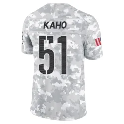 Washington Commanders Men's Limited Arctic Camo 2024 Salute to Service Jersey (51 Ale Kaho)