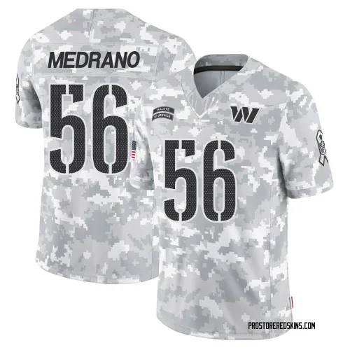 Washington Commanders Men's Limited Arctic Camo 2024 Salute to Service Jersey (56 Kain Medrano)