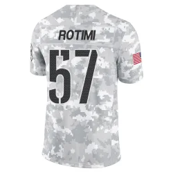 Washington Commanders Men's Limited Arctic Camo 2024 Salute to Service Jersey (57 Bunmi Rotimi)