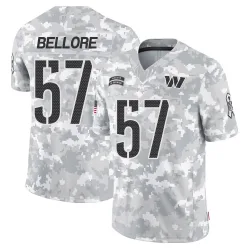Washington Commanders Men's Limited Arctic Camo 2024 Salute to Service Jersey (57 Nick Bellore)