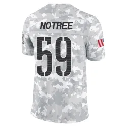 Washington Commanders Men's Limited Arctic Camo 2024 Salute to Service Jersey (59 Bryce Notree)