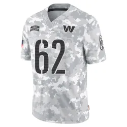 Washington Commanders Men's Limited Arctic Camo 2024 Salute to Service Jersey (62 Tyre Phillips)