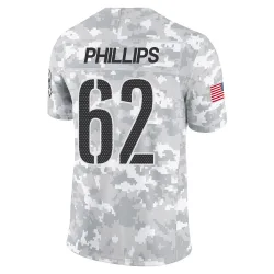 Washington Commanders Men's Limited Arctic Camo 2024 Salute to Service Jersey (62 Tyre Phillips)