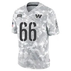 Washington Commanders Men's Limited Arctic Camo 2024 Salute to Service Jersey (66 Ricky Barber)