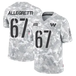 Washington Commanders Men's Limited Arctic Camo 2024 Salute to Service Jersey (67 Nick Allegretti)