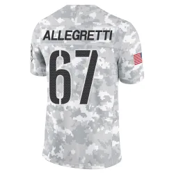 Washington Commanders Men's Limited Arctic Camo 2024 Salute to Service Jersey (67 Nick Allegretti)