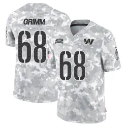 Washington Commanders Men's Limited Arctic Camo 2024 Salute to Service Jersey (68 Russ Grimm)