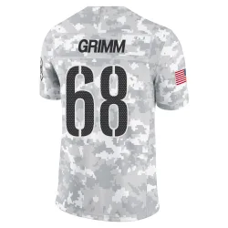 Washington Commanders Men's Limited Arctic Camo 2024 Salute to Service Jersey (68 Russ Grimm)