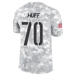 Washington Commanders Men's Limited Arctic Camo 2024 Salute to Service Jersey (70 Sam Huff)