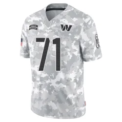 Washington Commanders Men's Limited Arctic Camo 2024 Salute to Service Jersey (71 Andrew Wylie)