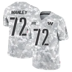 Washington Commanders Men's Limited Arctic Camo 2024 Salute to Service Jersey (72 Dexter Manley)