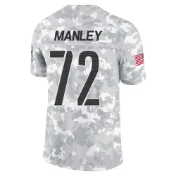 Washington Commanders Men's Limited Arctic Camo 2024 Salute to Service Jersey (72 Dexter Manley)