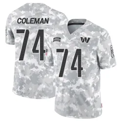 Washington Commanders Men's Limited Arctic Camo 2024 Salute to Service Jersey (74 Brandon Coleman)